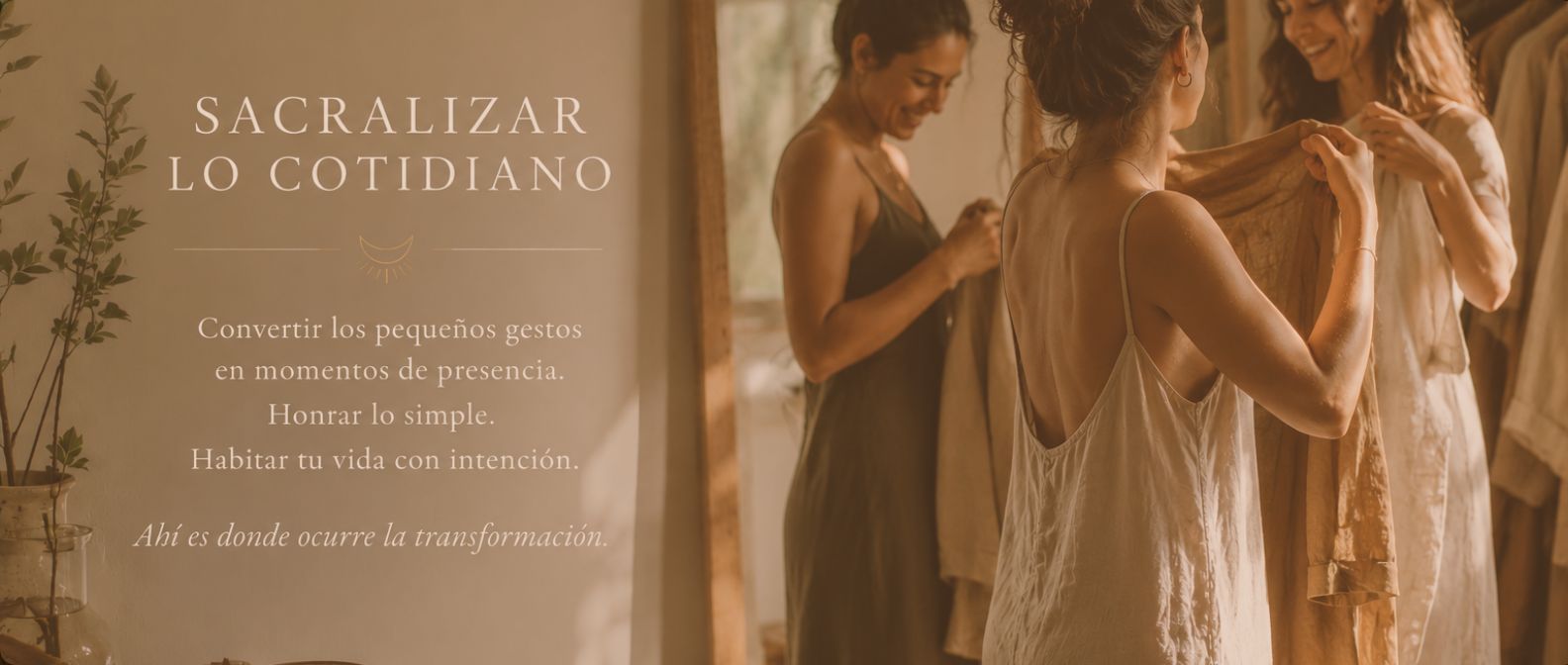 Sacralizar lo cotidiano — convertir los pequeños gestos en momentos de presencia